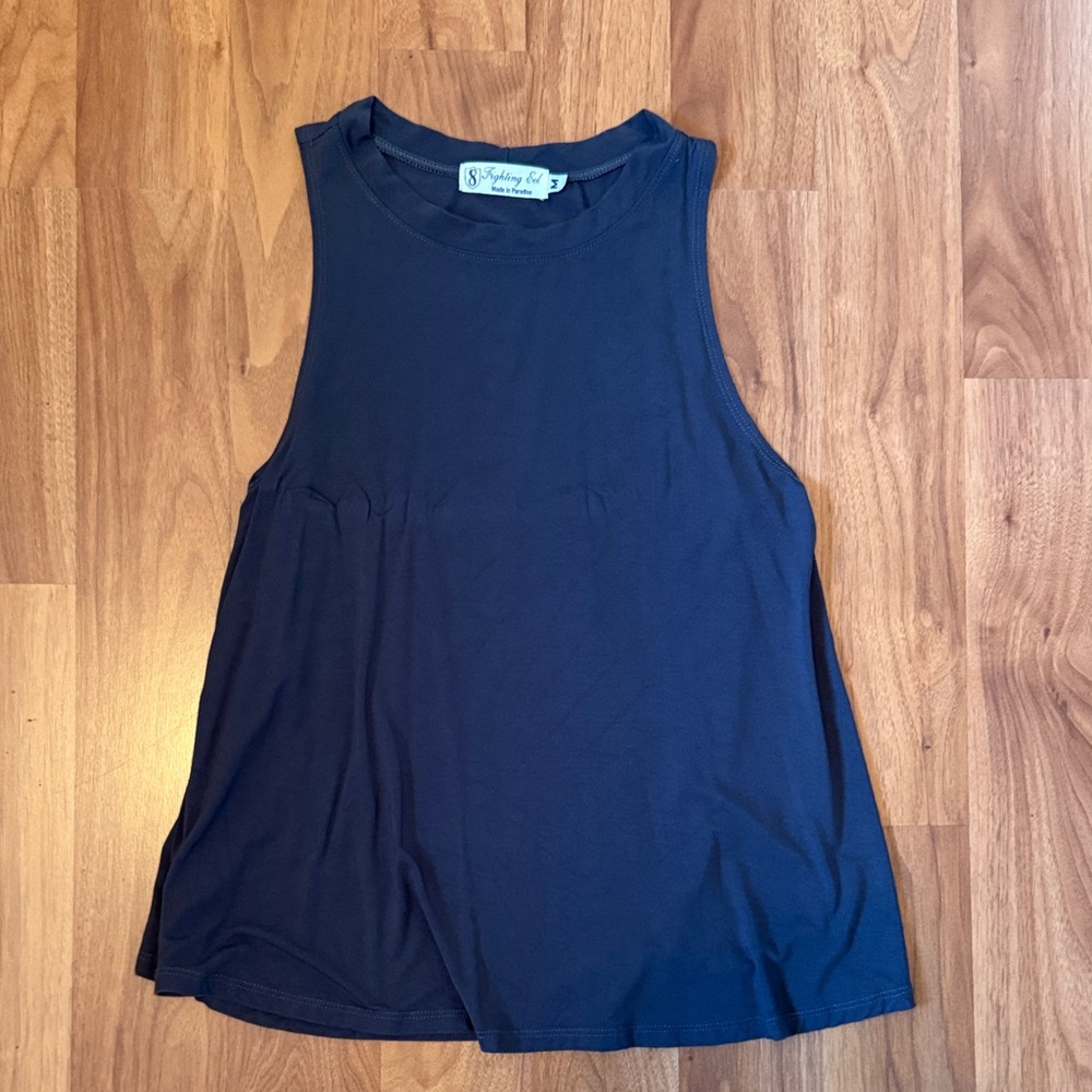Fighting eel Sleeveless Dark Gray Top